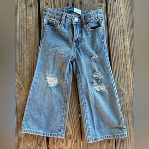 NWOT - old navy wide leg jeans - 3T - 100% cotton